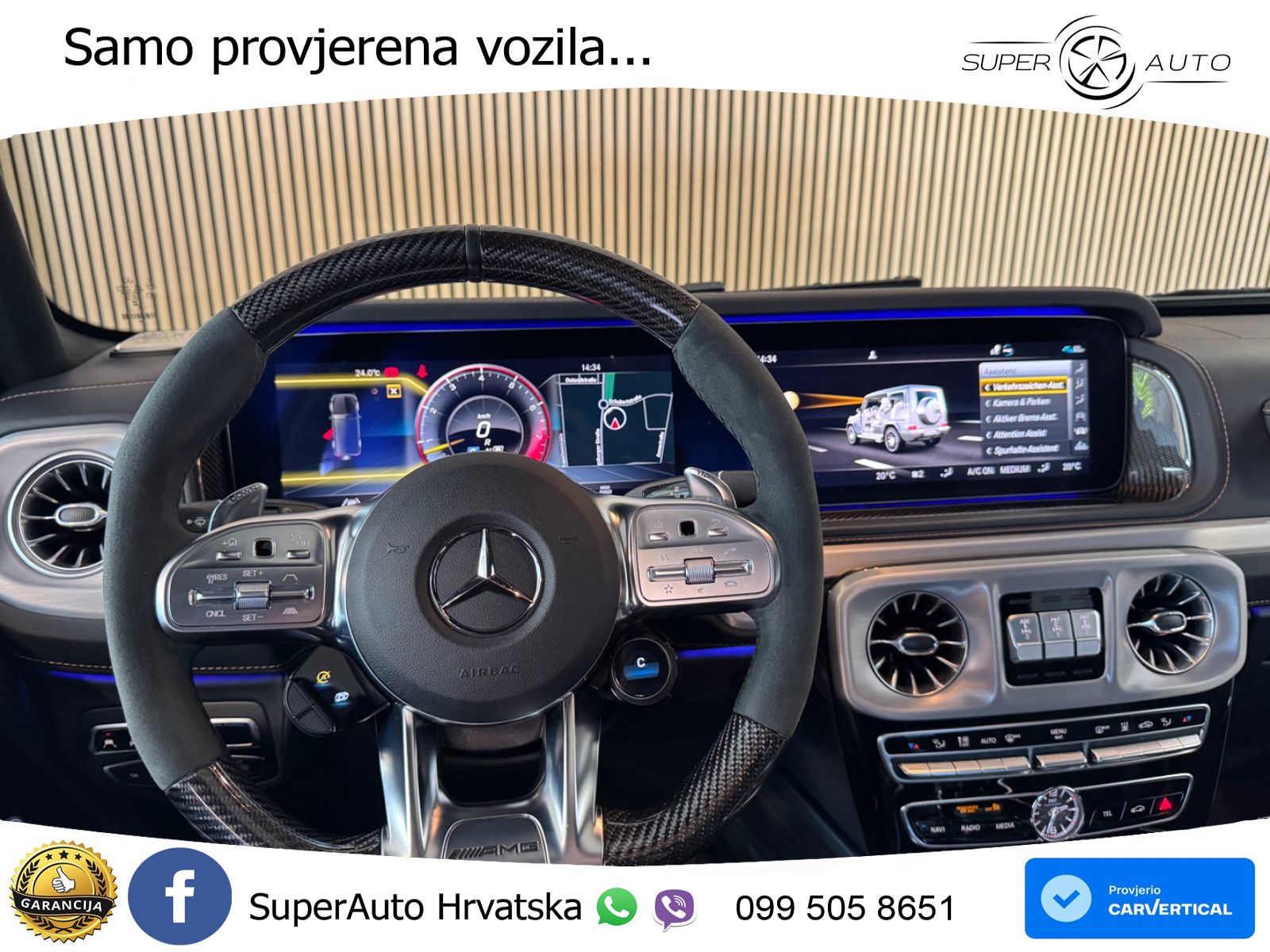Mercedes AMG G 63 Long V8 (585 KS) 4MATIC 9G-TRONIC AMG SPEEDSHIFT TCT Superior LED+GR SJED+ACC