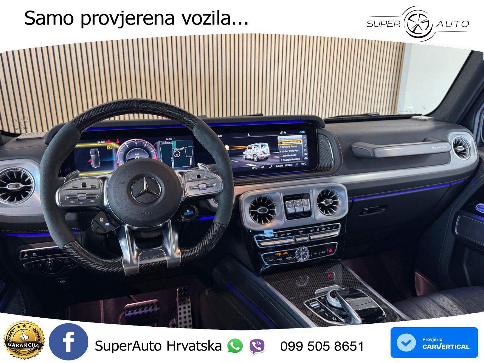Mercedes AMG G 63 Long V8 (585 KS) 4MATIC 9G-TRONIC AMG SPEEDSHIFT TCT Superior LED+GR SJED+ACC