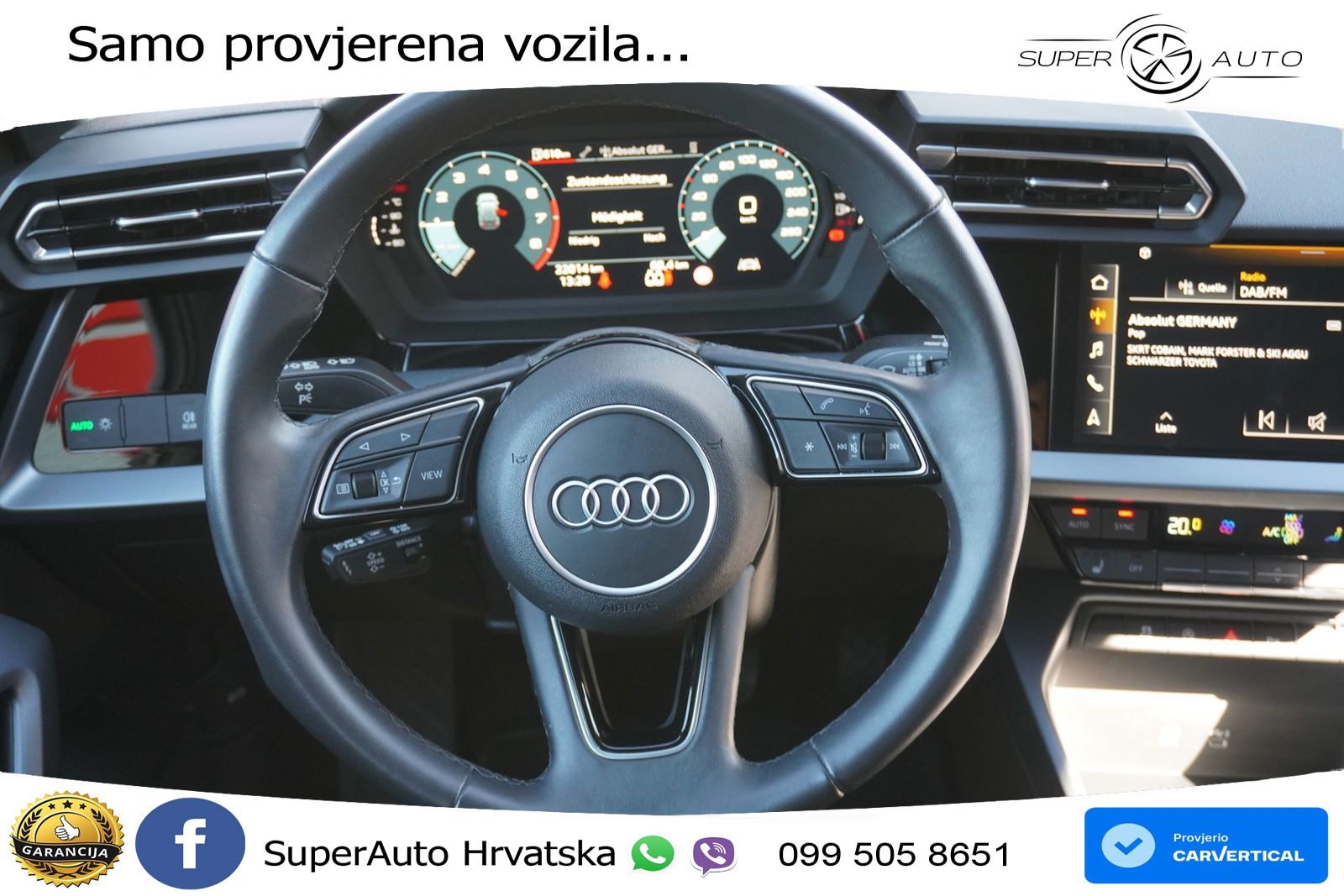 Audi A3 Sportback 30 TFSI (116 KS)
