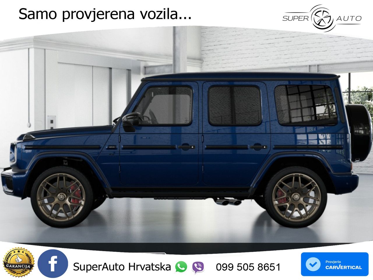 Mercedes AMG G 63 Long V8 (585 KS) 4MATIC 9G-TRONIC AMG SPEEDSHIFT TCT Superior LED+GR SJED+ACC