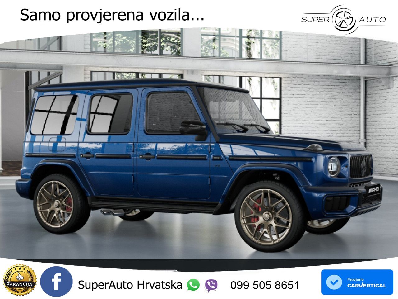 Mercedes AMG G 63 Long V8 (585 KS) 4MATIC 9G-TRONIC AMG SPEEDSHIFT TCT Superior LED+GR SJED+ACC