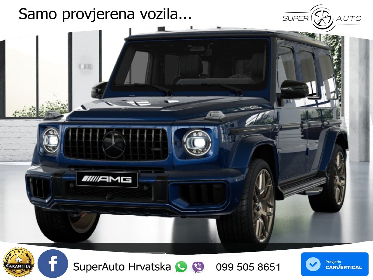 Mercedes AMG G 63 Long V8 (585 KS) 4MATIC 9G-TRONIC AMG SPEEDSHIFT TCT Superior LED+GR SJED+ACC