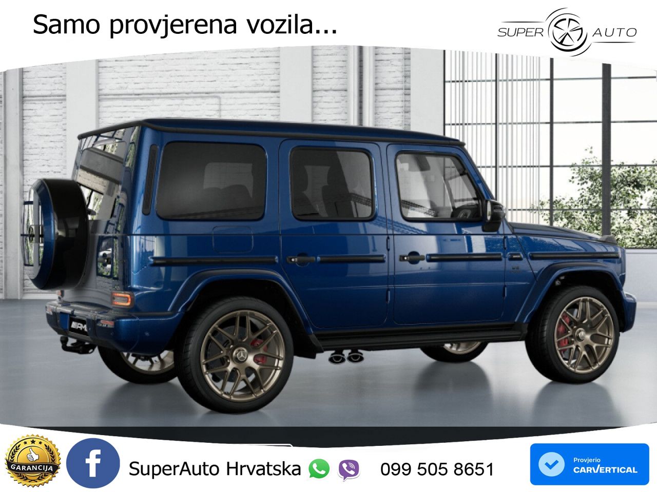 Mercedes AMG G 63 Long V8 (585 KS) 4MATIC 9G-TRONIC AMG SPEEDSHIFT TCT Superior LED+GR SJED+ACC