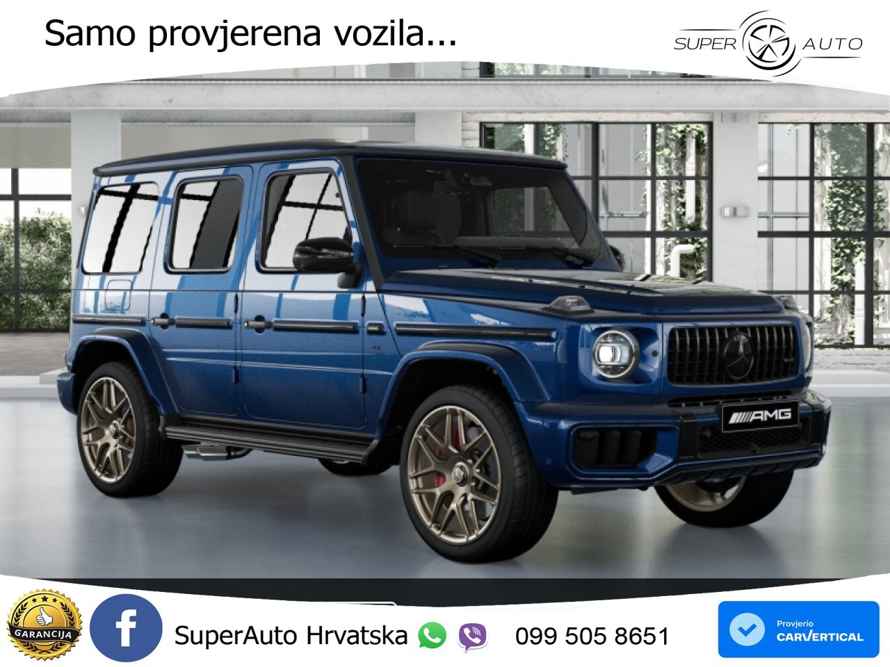 Mercedes AMG G 63 Long V8 (585 KS) 4MATIC 9G-TRONIC AMG SPEEDSHIFT TCT Superior LED+GR SJED+ACC