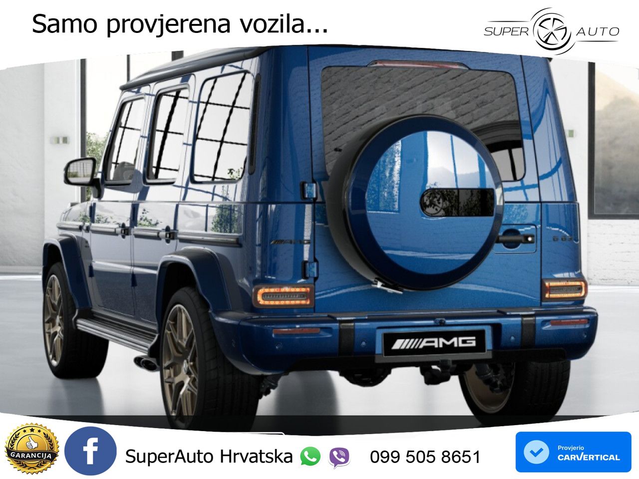 Mercedes AMG G 63 Long V8 (585 KS) 4MATIC 9G-TRONIC AMG SPEEDSHIFT TCT Superior LED+GR SJED+ACC