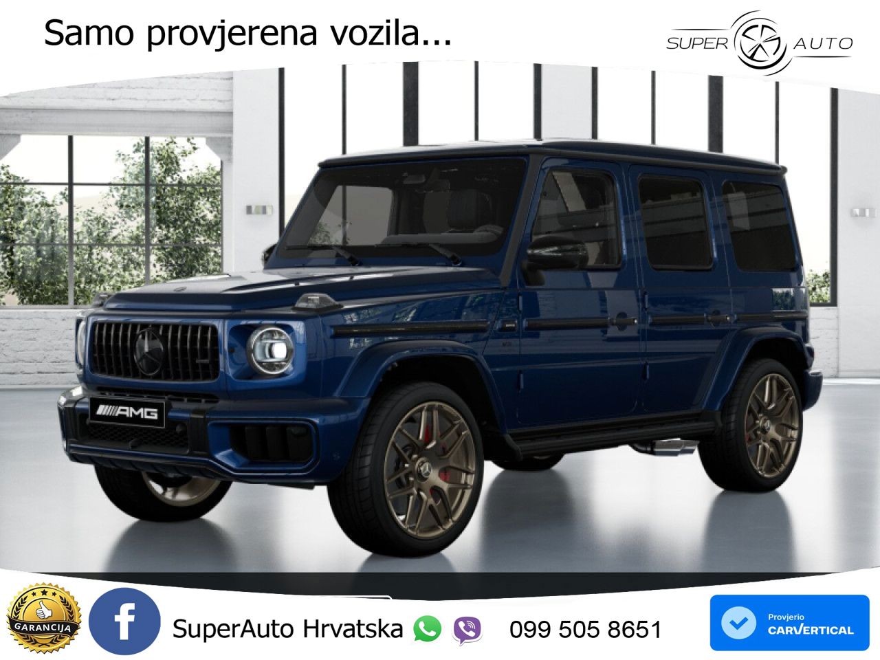 Mercedes AMG G 63 Long V8 (585 KS) 4MATIC 9G-TRONIC AMG SPEEDSHIFT TCT Superior LED+GR SJED+ACC