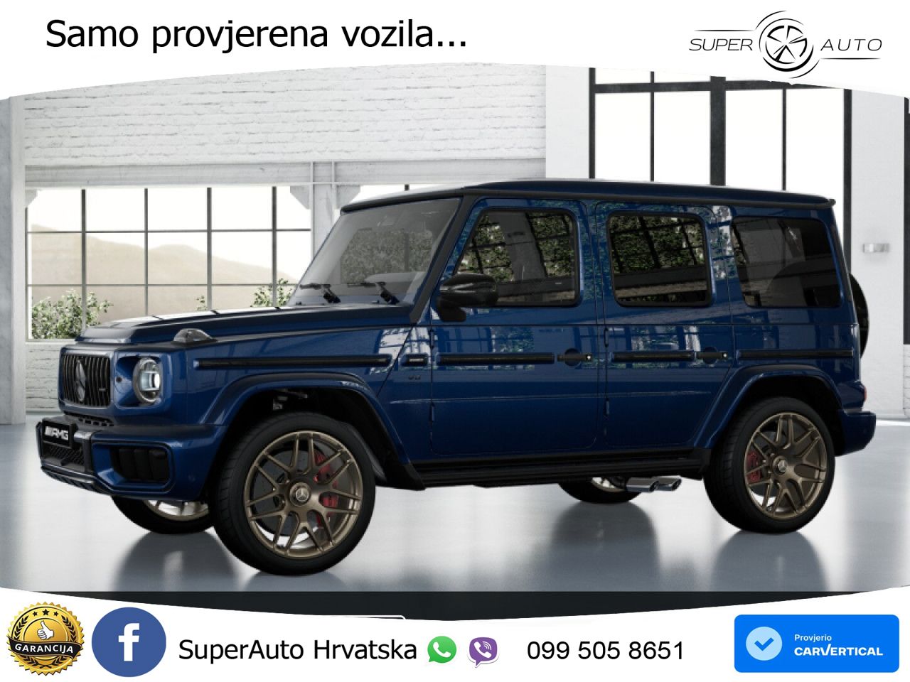Mercedes AMG G 63 Long V8 (585 KS) 4MATIC 9G-TRONIC AMG SPEEDSHIFT TCT Superior LED+GR SJED+ACC