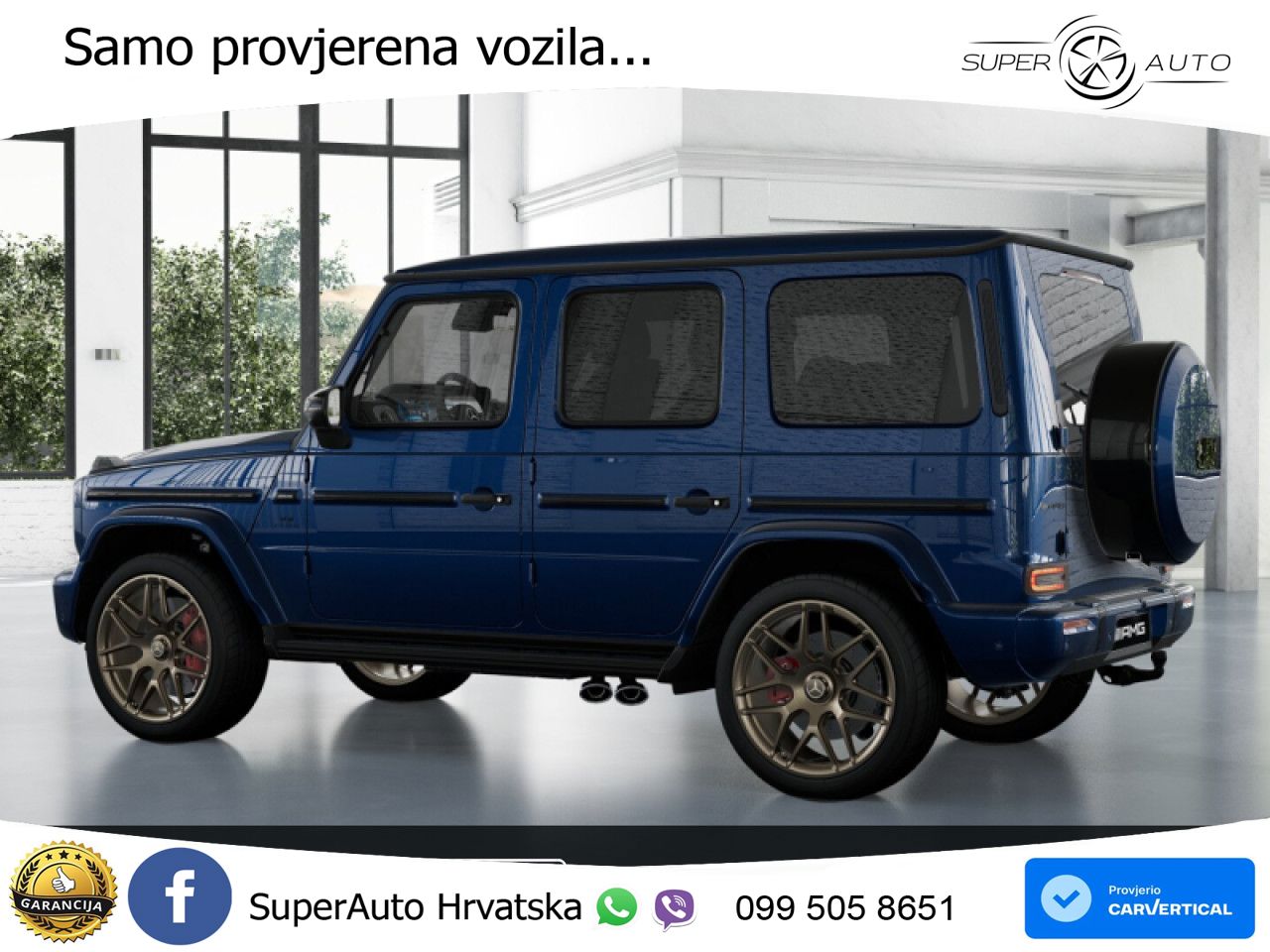 Mercedes AMG G 63 Long V8 (585 KS) 4MATIC 9G-TRONIC AMG SPEEDSHIFT TCT Superior LED+GR SJED+ACC
