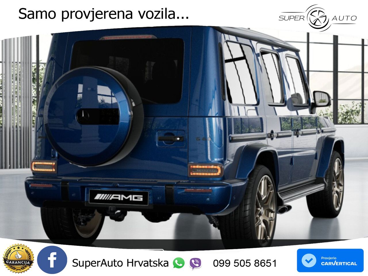 Mercedes AMG G 63 Long V8 (585 KS) 4MATIC 9G-TRONIC AMG SPEEDSHIFT TCT Superior LED+GR SJED+ACC