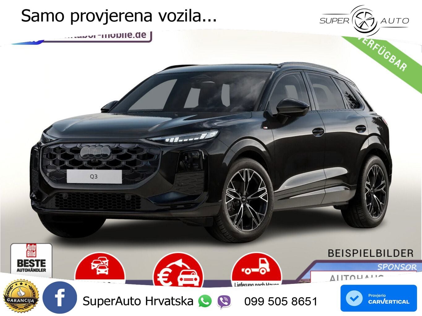 Audi Q3 1.5 TFSI (150 KS) S tronic LED+GR SJED+ACC