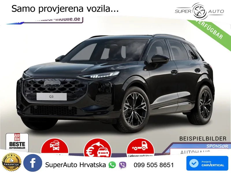 Audi Q3 1.5 TFSI (150 KS) S tronic LED+GR SJED+ACC