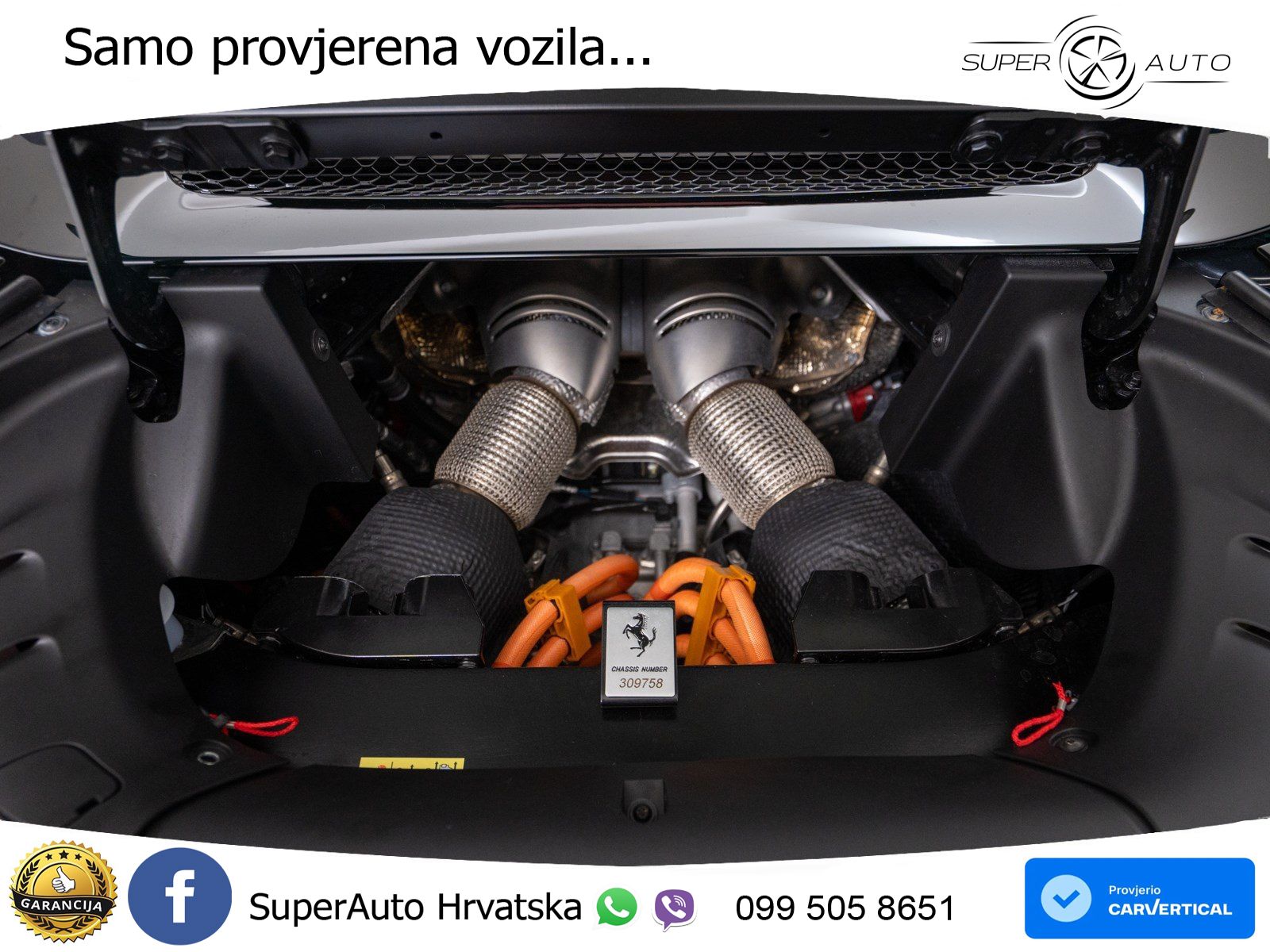 Ferrari 296 GTS 3.0 V6 (830 KS) F1 DCT LED+GR SJED+ACC