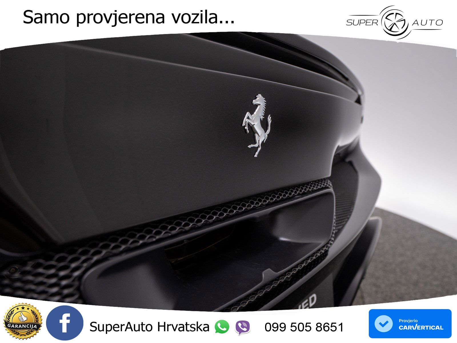 Ferrari 296 GTS 3.0 V6 (830 KS) F1 DCT LED+GR SJED+ACC