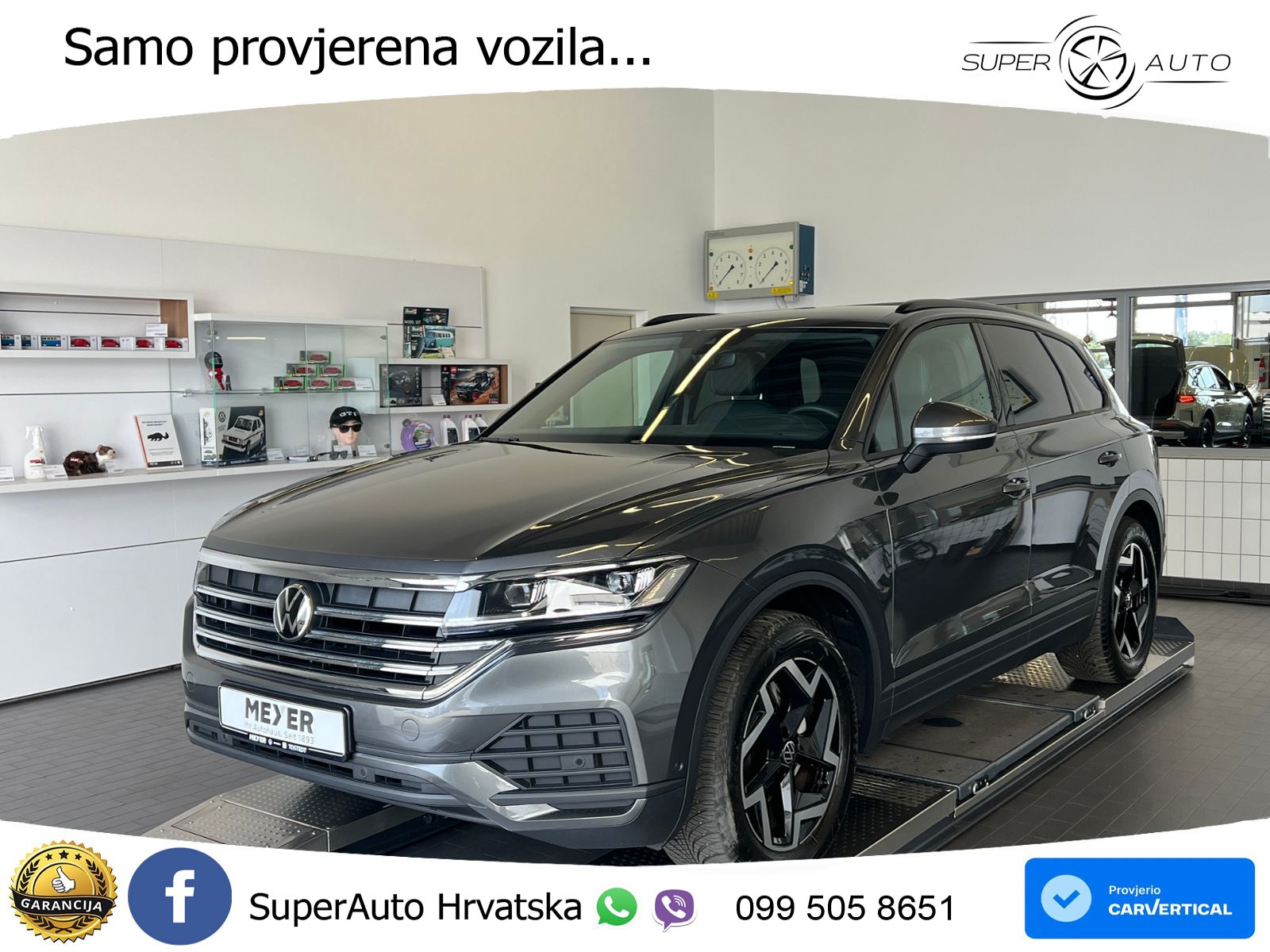 Volkswagen Touareg 3.0 V6 TDI (231 KS) 4MOTION Tiptronic ZRAČNI+ACC+4xGR SJED+KAM