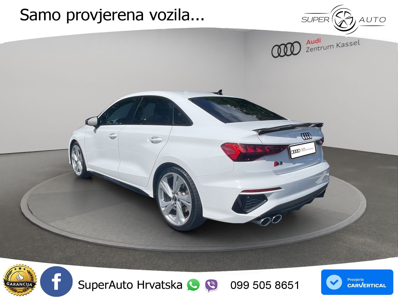 Audi S3 Limuzina 2.0 TFSI (310 KS) quattro S tronic LED+GR SJED+ACC