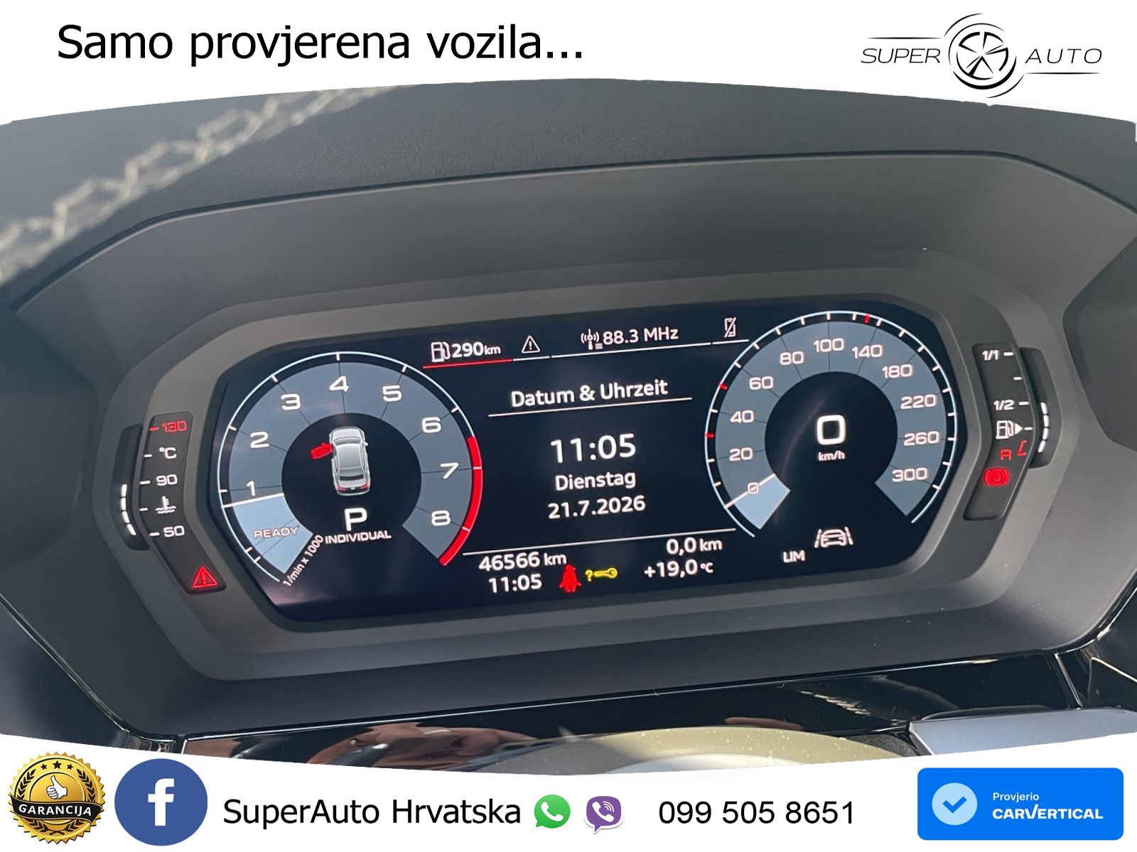 Audi S3 Limuzina 2.0 TFSI (310 KS) quattro S tronic LED+GR SJED+ACC