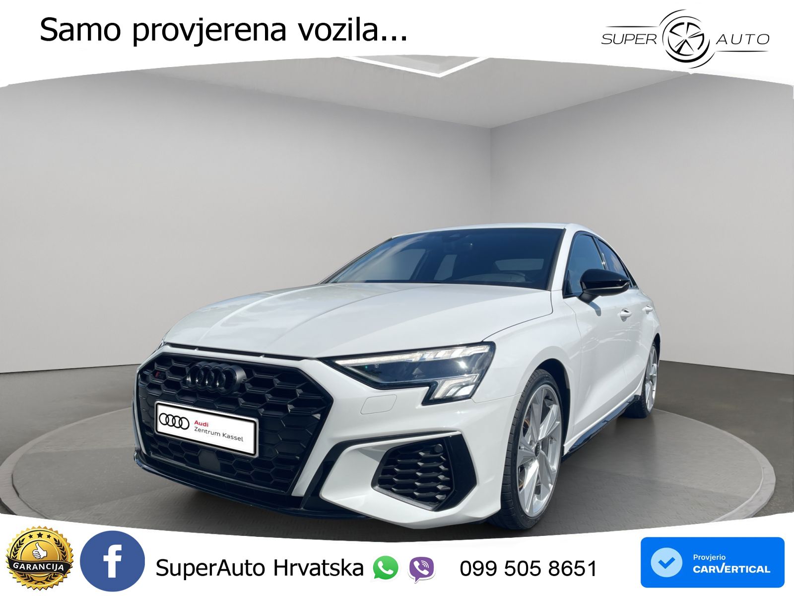 Audi S3 Limuzina 2.0 TFSI (310 KS) quattro S tronic LED+GR SJED+ACC