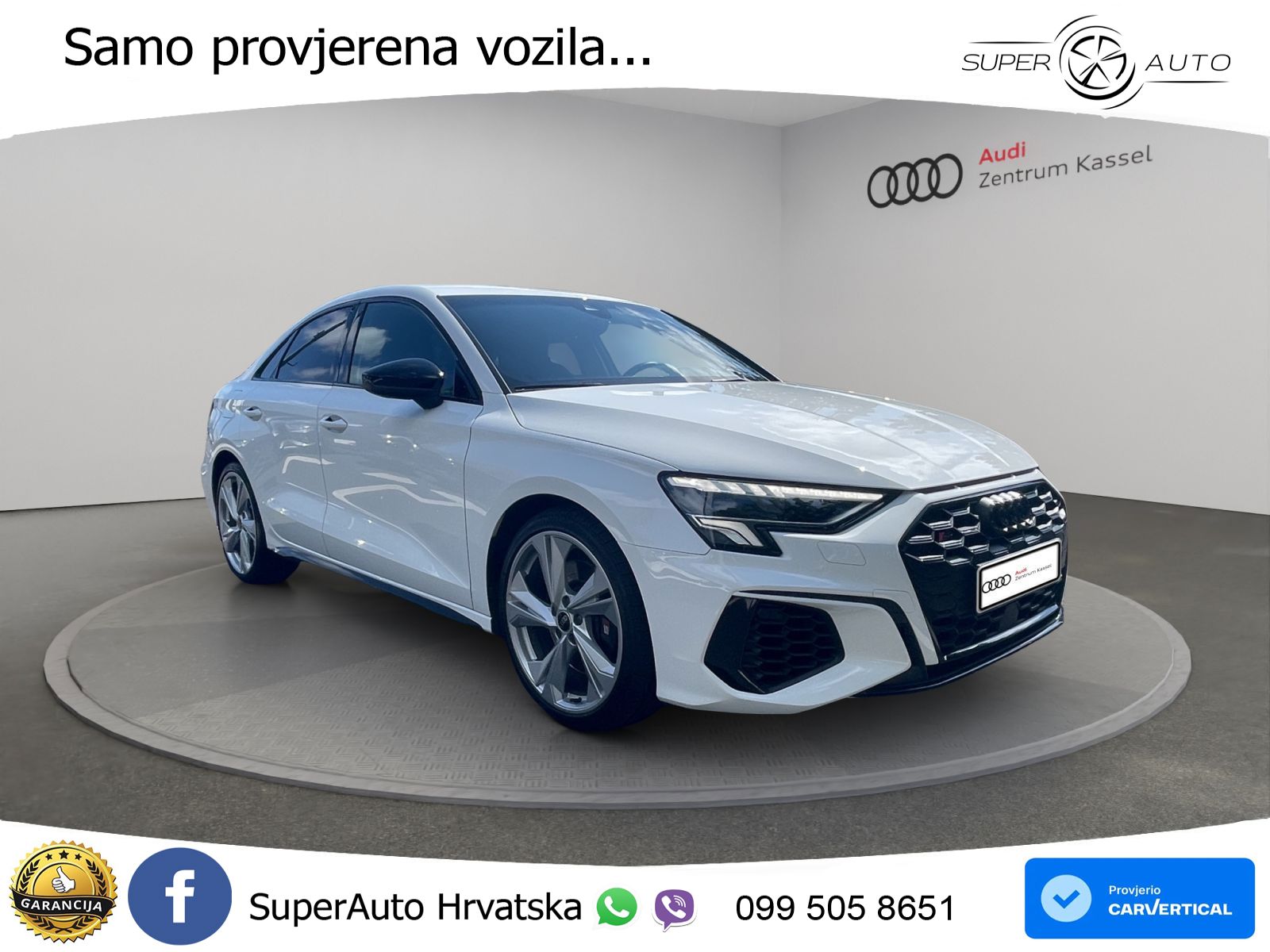 Audi S3 Limuzina 2.0 TFSI (310 KS) quattro S tronic LED+GR SJED+ACC