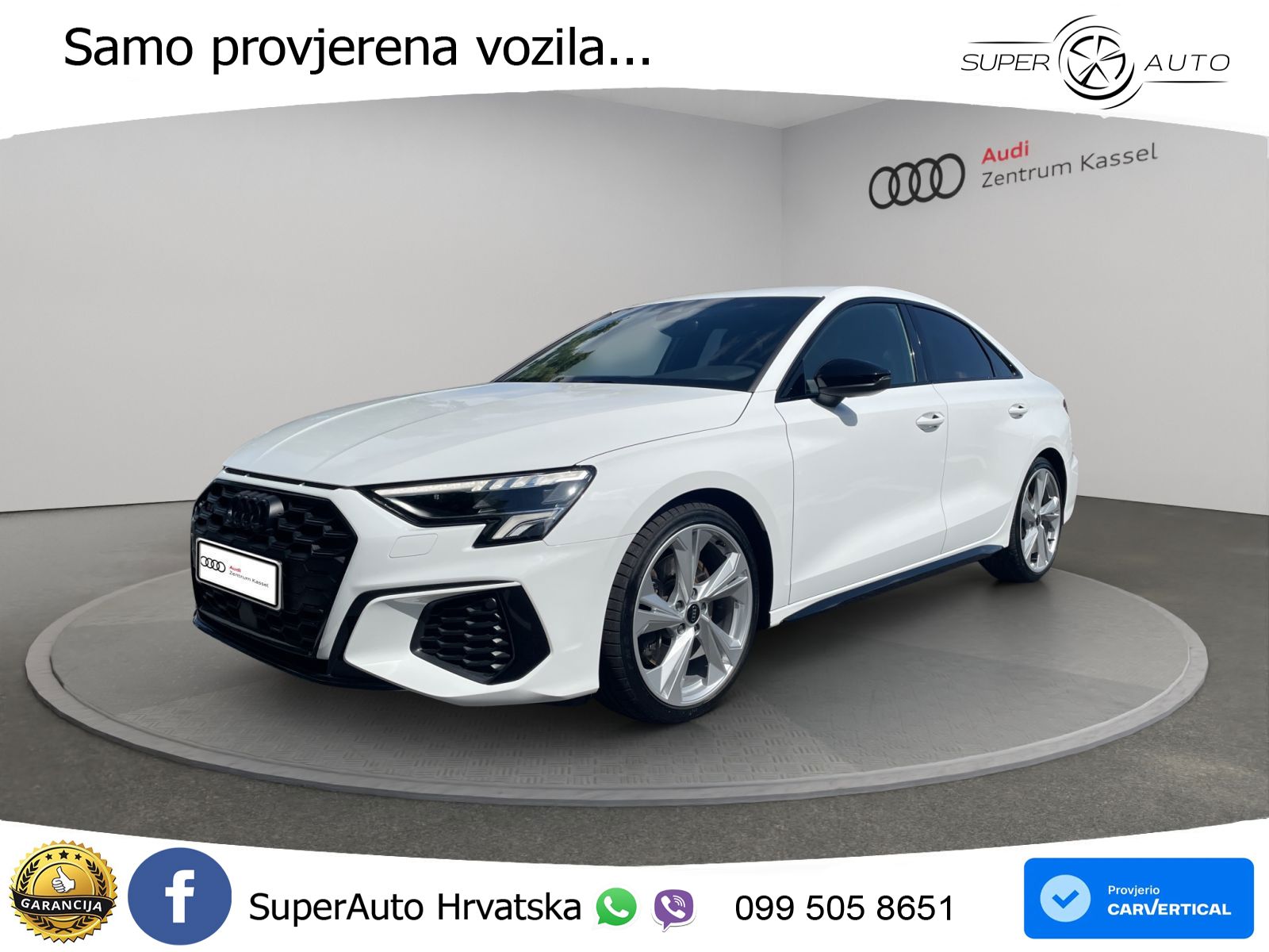 Audi S3 Limuzina 2.0 TFSI (310 KS) quattro S tronic LED+GR SJED+ACC