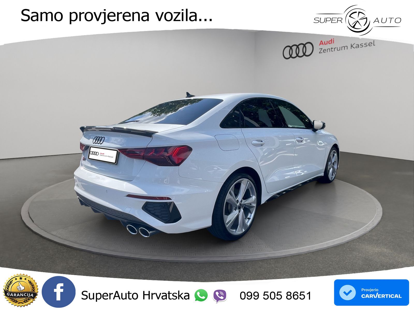 Audi S3 Limuzina 2.0 TFSI (310 KS) quattro S tronic LED+GR SJED+ACC