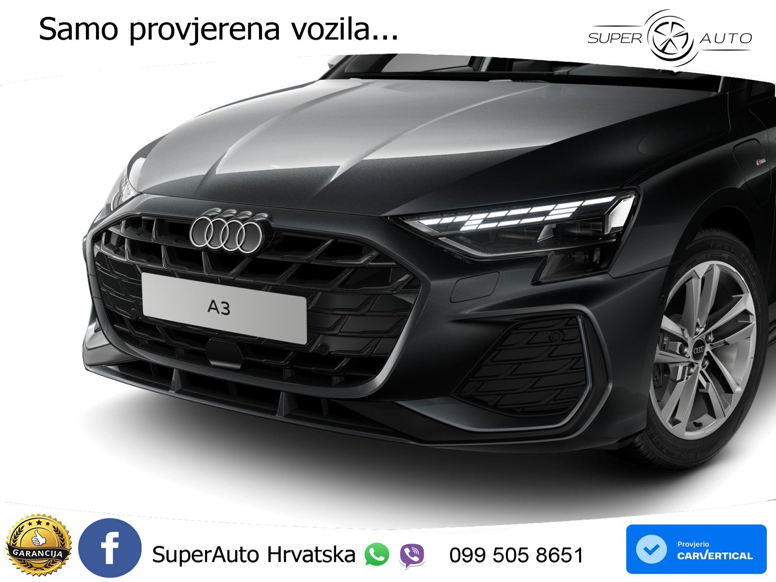 Audi A3 40 TFSIe (204 KS) S tronic S line LED+GR SJED+ACC