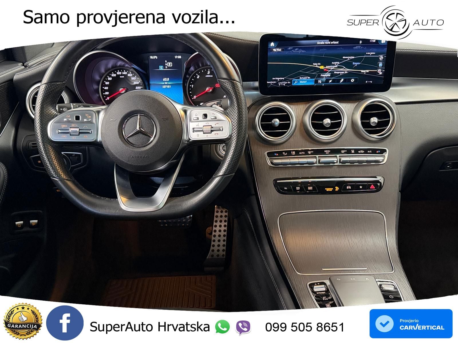 Mercedes GLC 220d (194 KS) 4MATIC G-TRONIC ACC+GR SJED+360+PANO