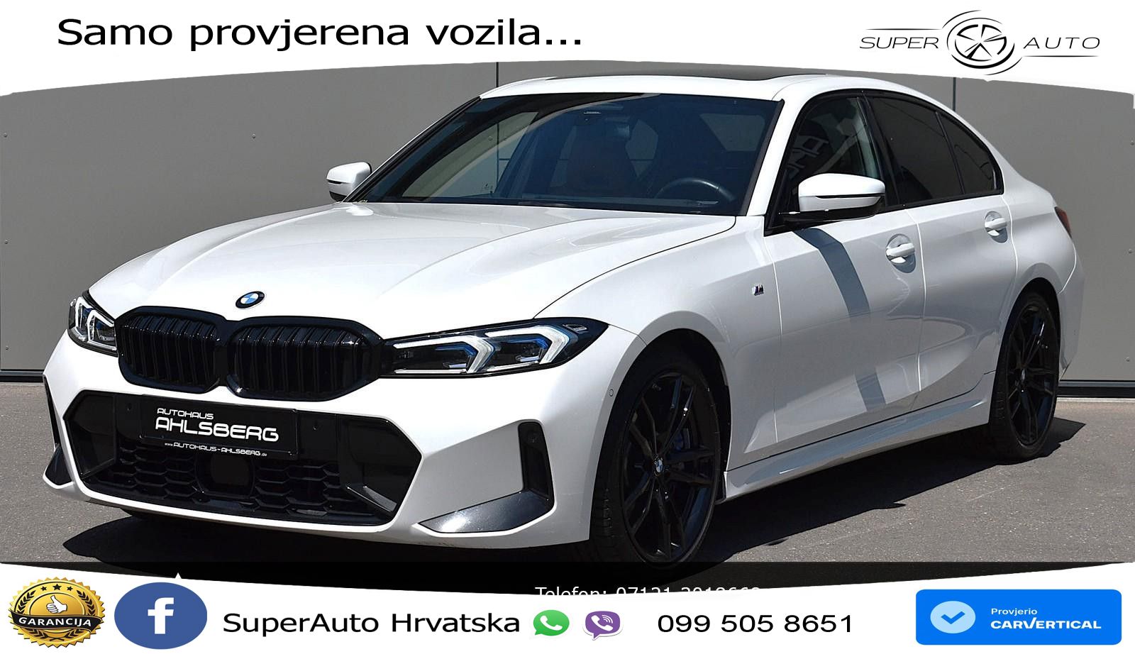 BMW 320d (190 KS) xDrive Steptronic M Sport LED+GR SJED+ACC