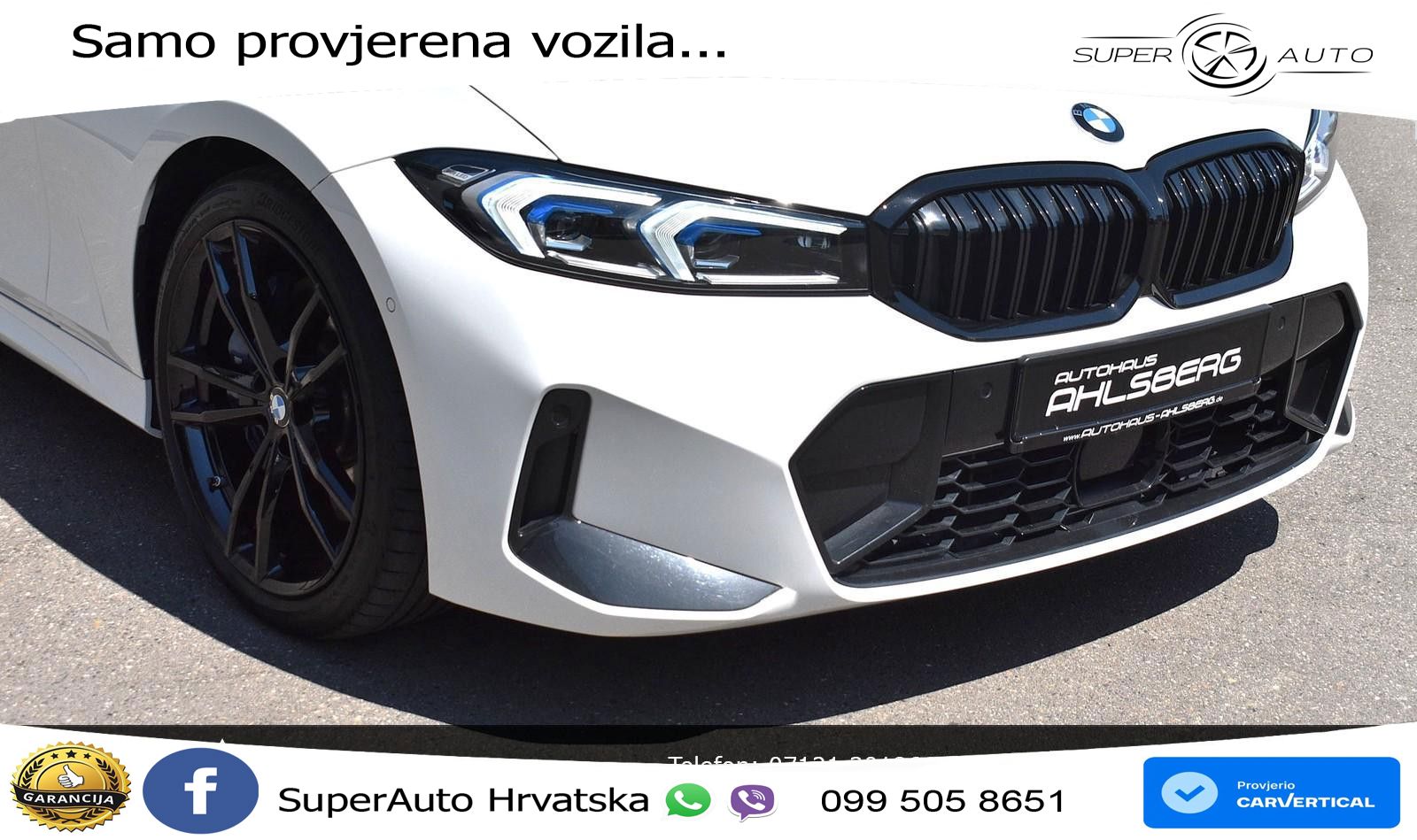 BMW 320d (190 KS) xDrive Steptronic M Sport LED+GR SJED+ACC