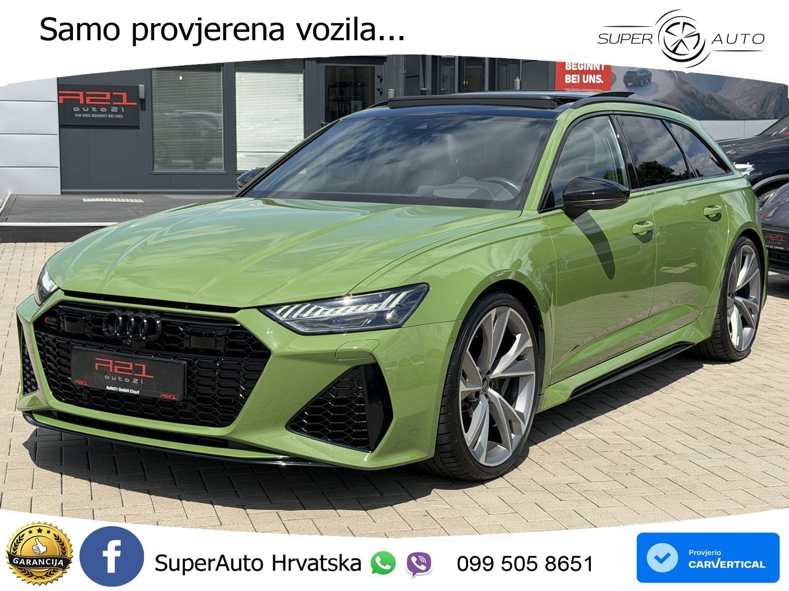 Audi RS6 Avant 4.0 TFSI V8 (600 KS) quattro Tiptronic ACC+HEAD+4xGR SJED+360+PANO