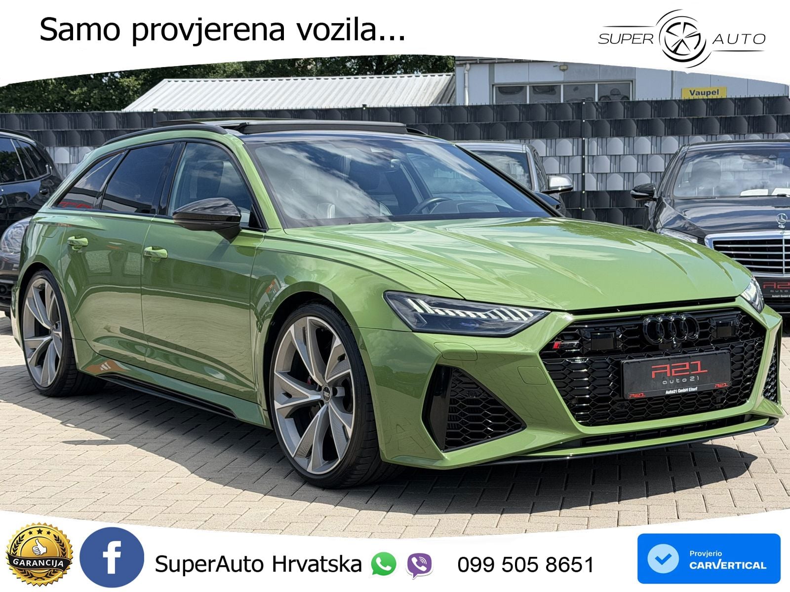 Audi RS6 Avant 4.0 TFSI V8 (600 KS) quattro Tiptronic ACC+HEAD+4xGR SJED+360+PANO