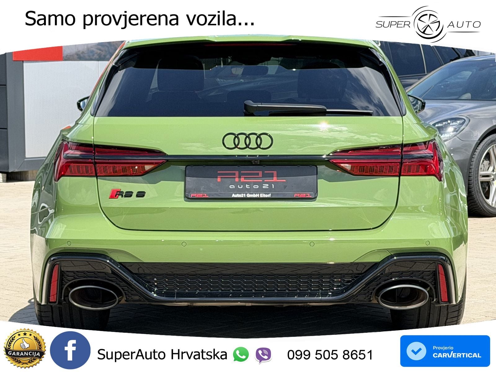 Audi RS6 Avant 4.0 TFSI V8 (600 KS) quattro Tiptronic ACC+HEAD+4xGR SJED+360+PANO