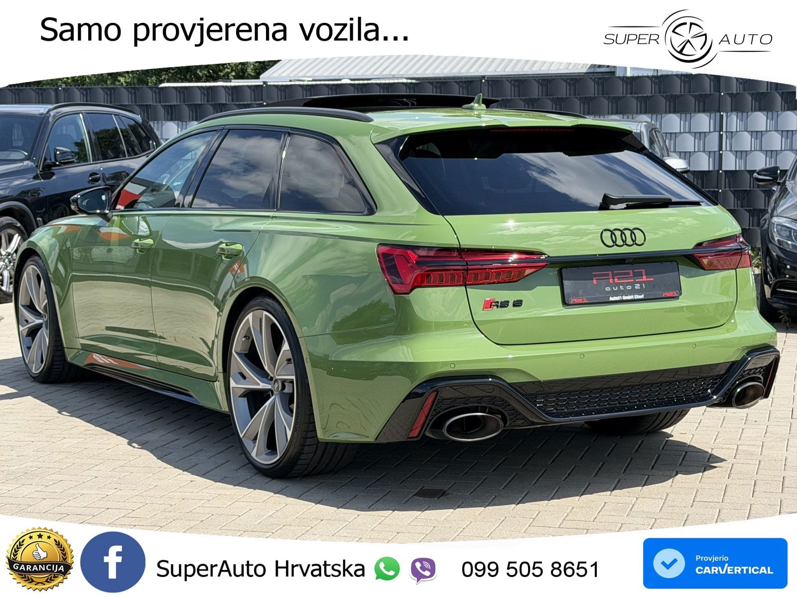 Audi RS6 Avant 4.0 TFSI V8 (600 KS) quattro Tiptronic ACC+HEAD+4xGR SJED+360+PANO