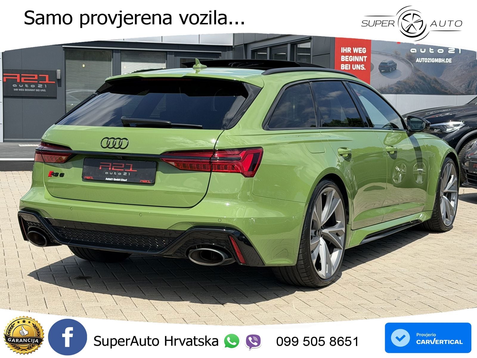 Audi RS6 Avant 4.0 TFSI V8 (600 KS) quattro Tiptronic ACC+HEAD+4xGR SJED+360+PANO