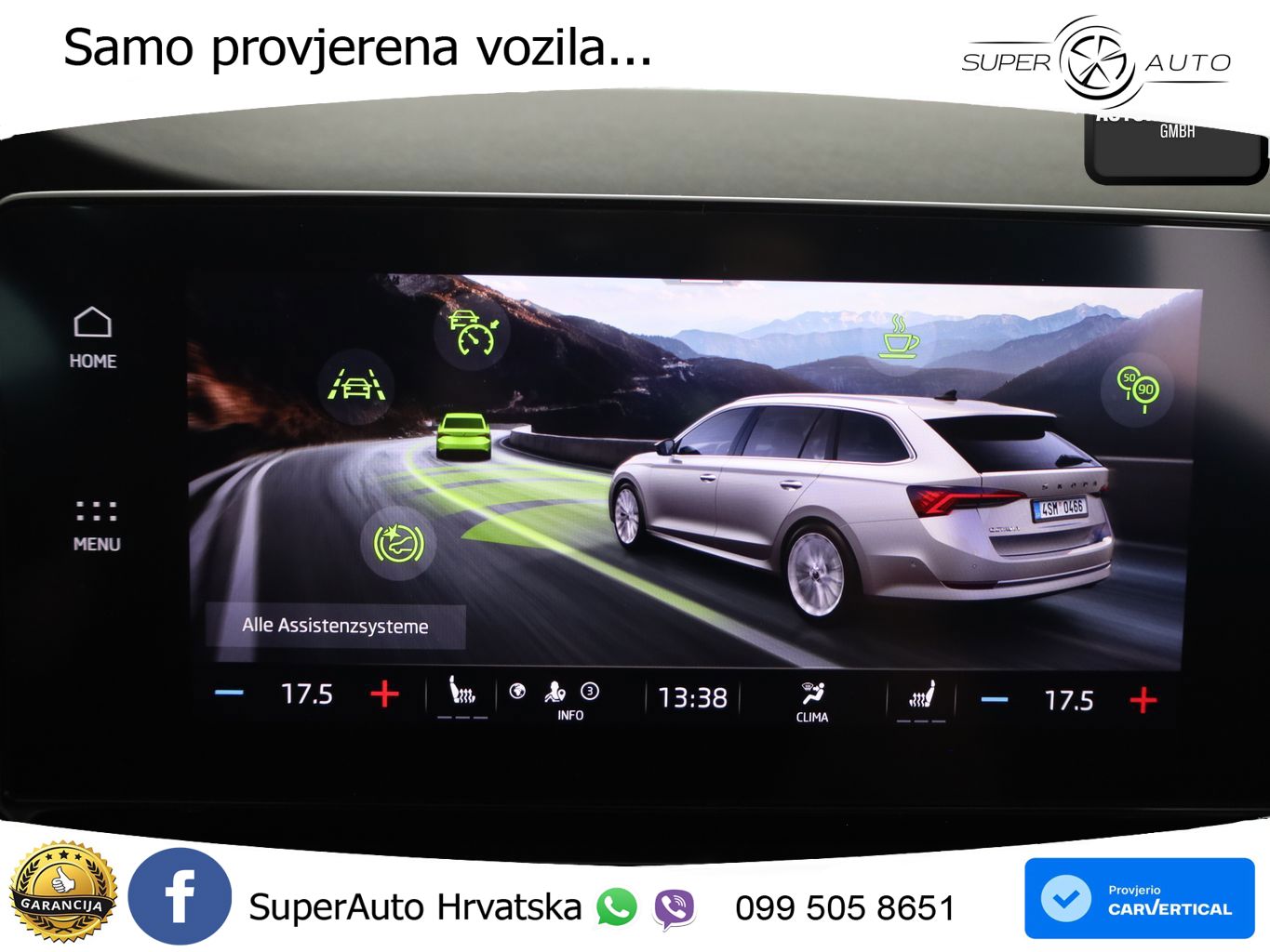 Škoda Octavia Combi 2.0 TDI (150 KS) 4x4 DSG LED+GR SJED+ACC
