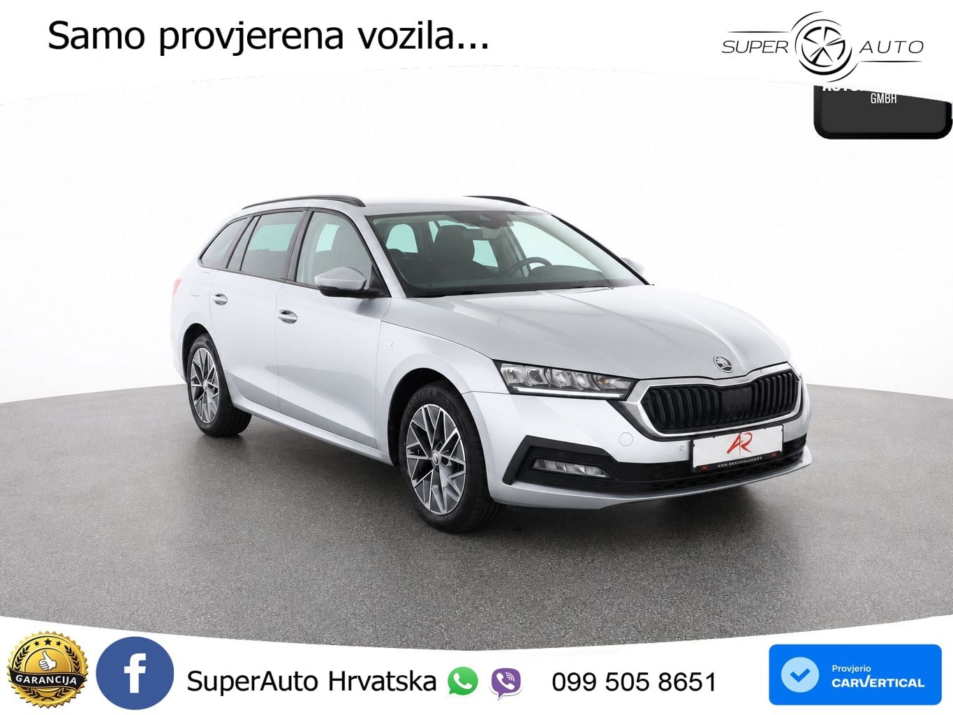 Škoda Octavia Combi 2.0 TDI (150 KS) 4x4 DSG LED+GR SJED+ACC