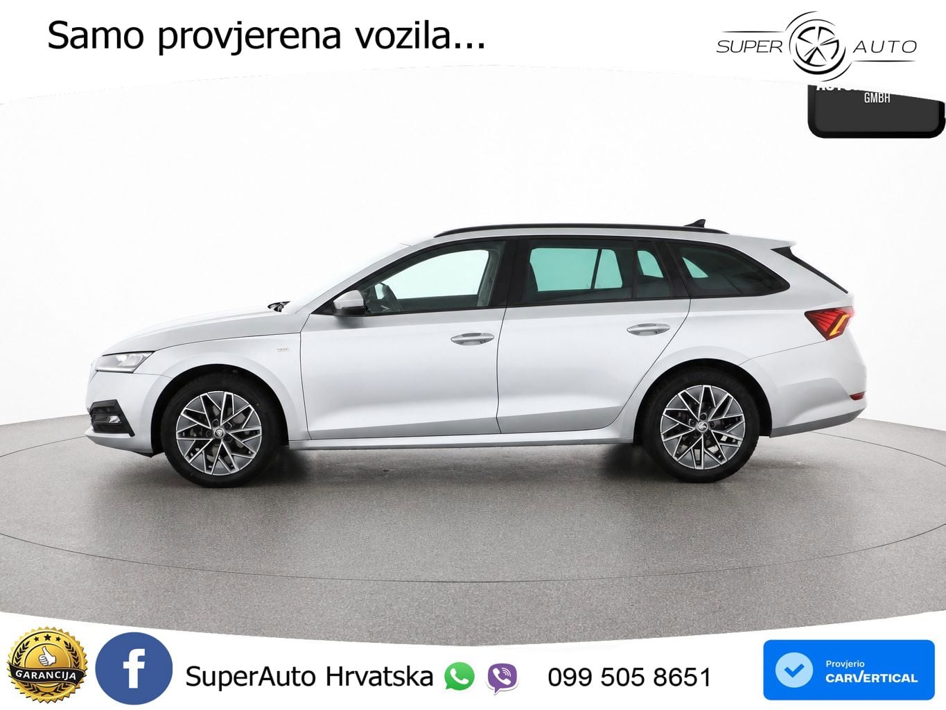 Škoda Octavia Combi 2.0 TDI (150 KS) 4x4 DSG LED+GR SJED+ACC