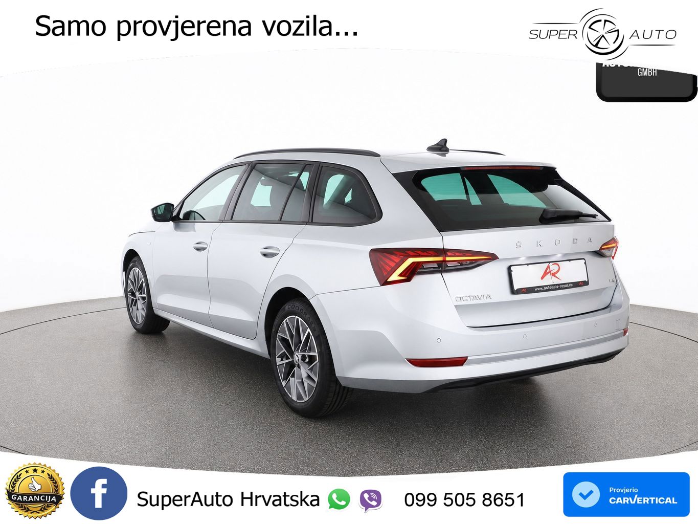 Škoda Octavia Combi 2.0 TDI (150 KS) 4x4 DSG LED+GR SJED+ACC