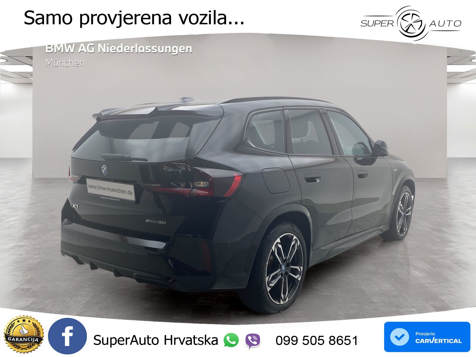BMW iX1 68 kWh (313 KS) xDrive30 M Sport LED+GR SJED+ACC