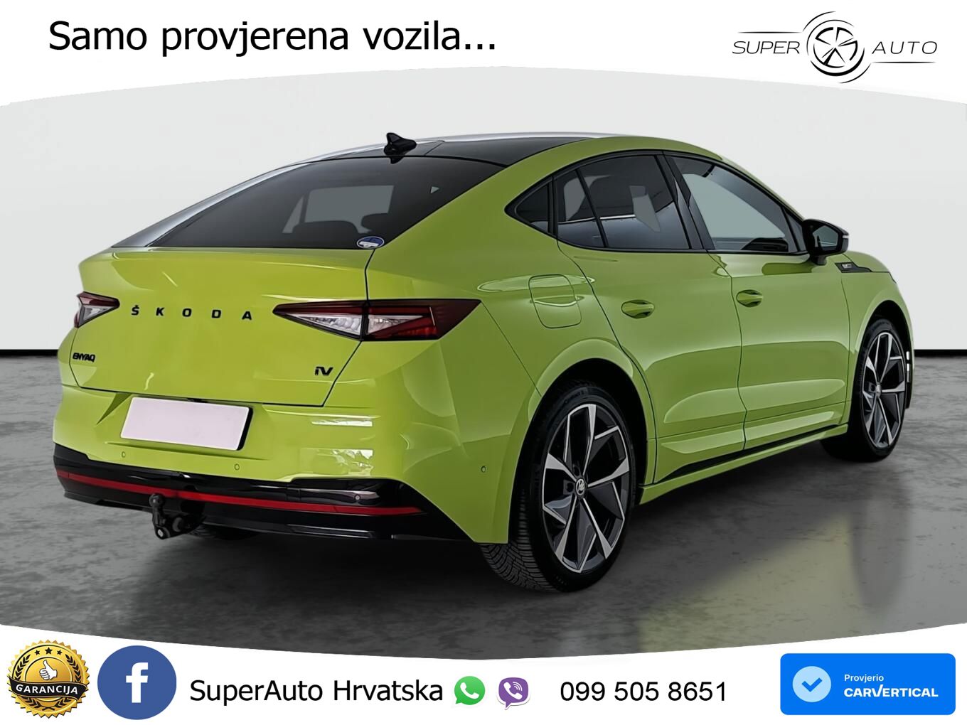 Škoda Enyaq Coupe iV RS 82 kWh (299 KS) AWD