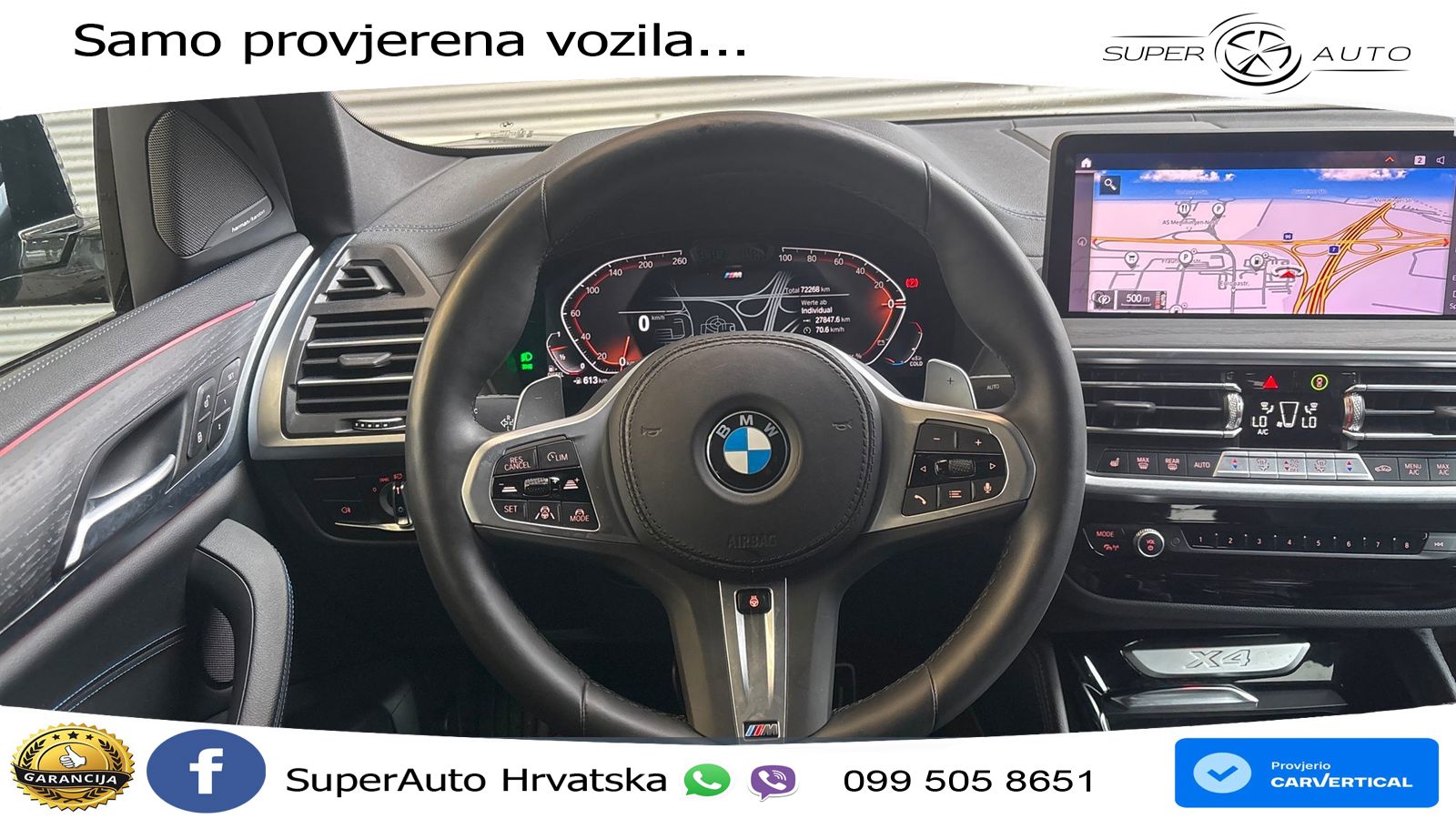 BMW X4 30d (286 KS) xDrive Steptronic M Sport LED+GR SJED+ACC