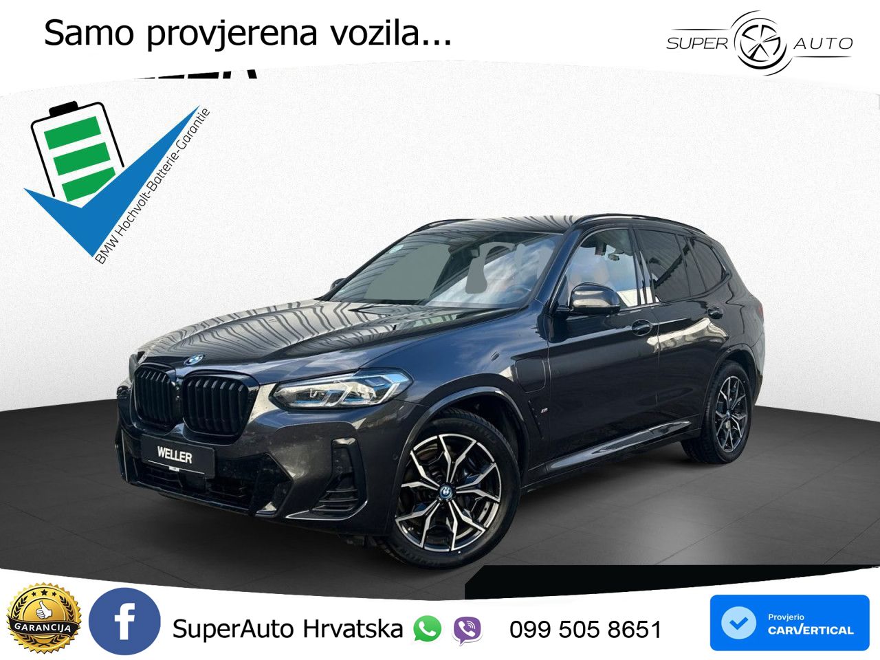 BMW X3 30e xDrive Steptronic M Sport LED+GR SJED+ACC