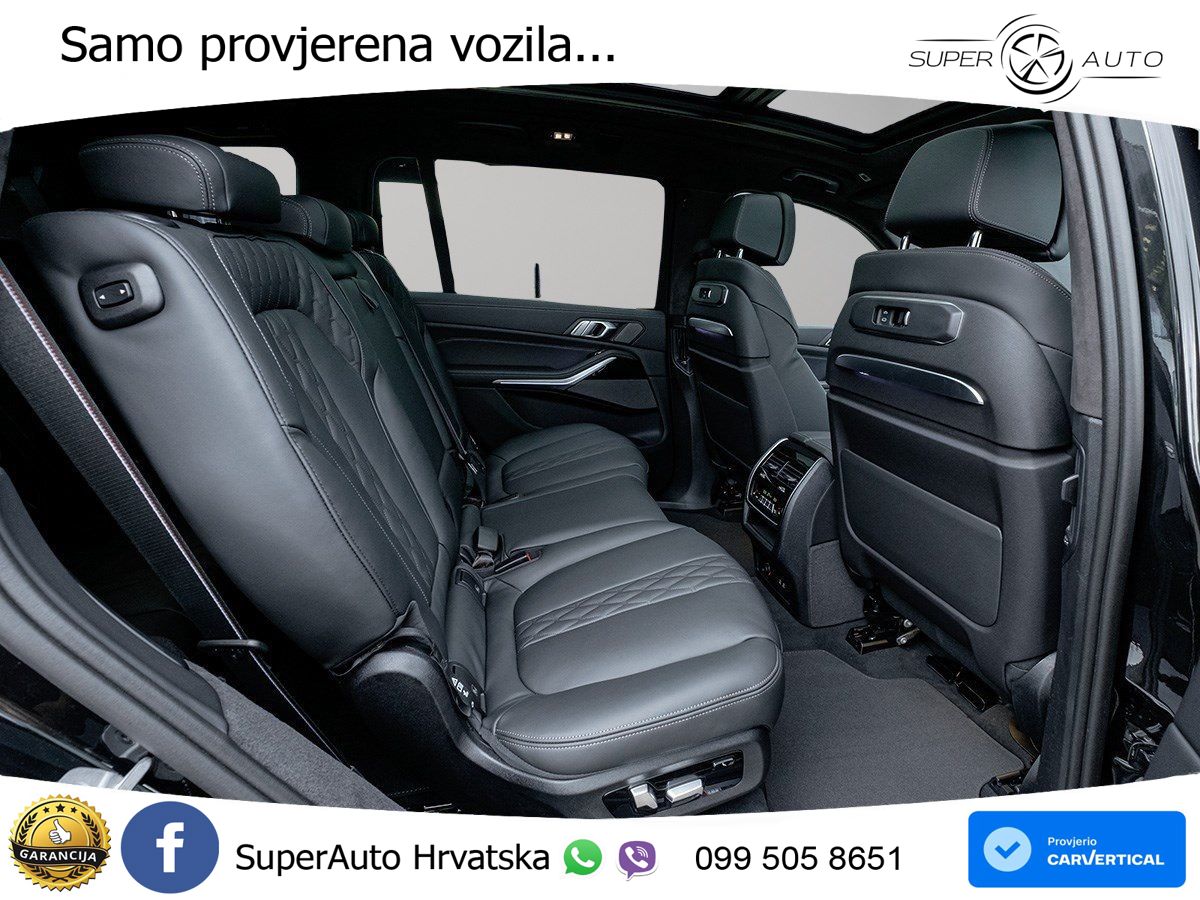 BMW X7 40d (352 KS) xDrive Steptronic M Sport ZRAČNI+ACC+GR SJED+KAM+PANO