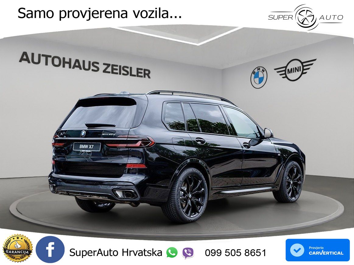 BMW X7 40d (352 KS) xDrive Steptronic M Sport ZRAČNI+ACC+GR SJED+KAM+PANO