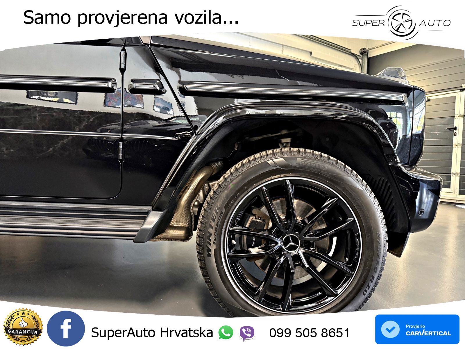 Mercedes G 450d Long (367 KS) 4MATIC 9G-TRONIC AMG ZRAČNI+ACC+4xGR SJED+360