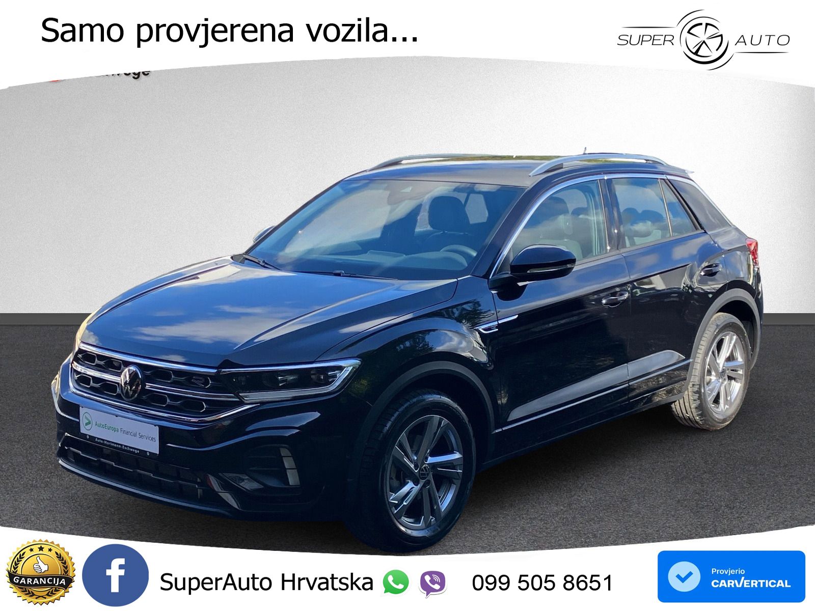 Volkswagen T-Roc 1.5 TSI (150 KS) DSG R-Line LED+GR SJED+ACC