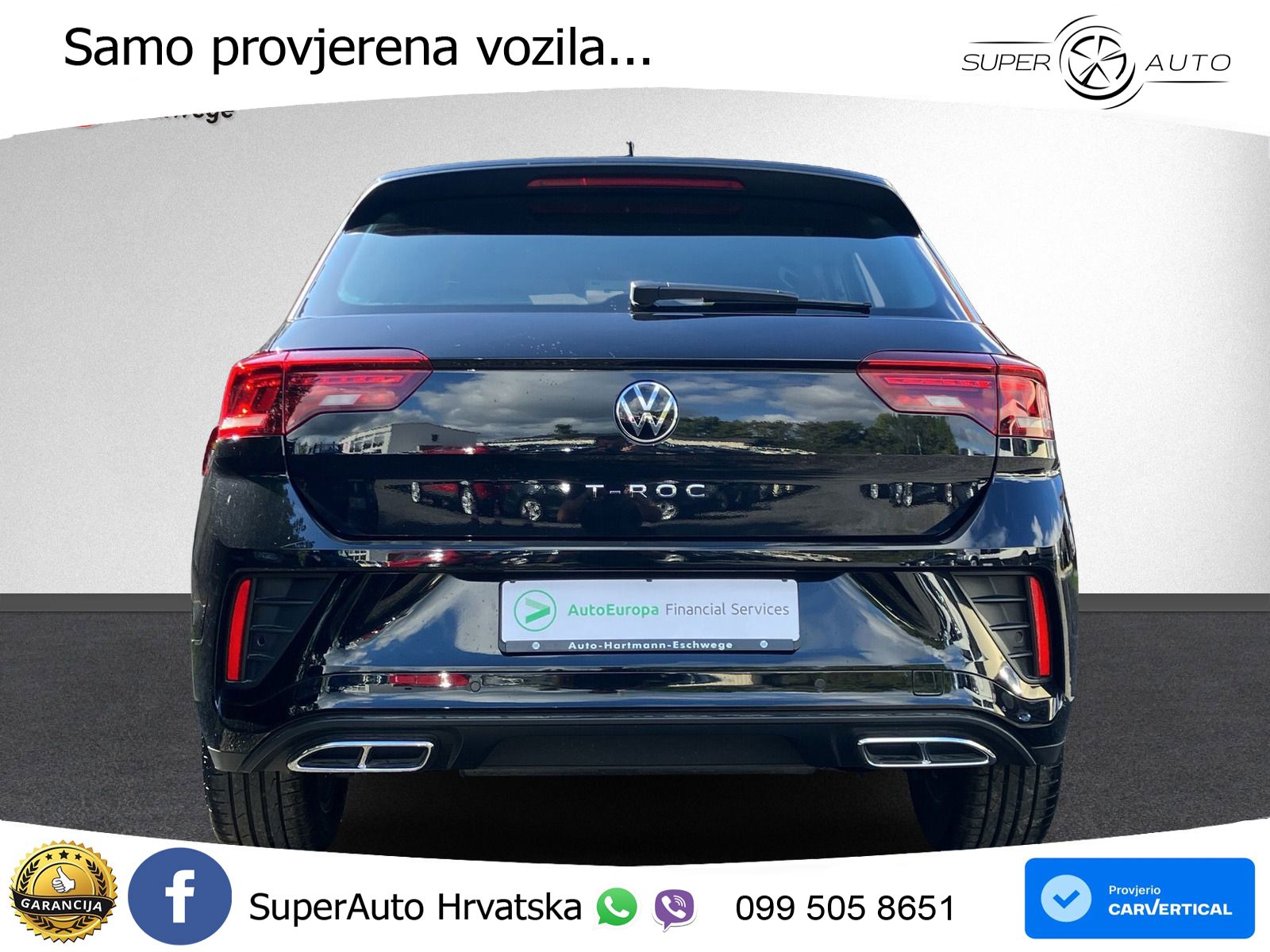 Volkswagen T-Roc 1.5 TSI (150 KS) DSG R-Line LED+GR SJED+ACC