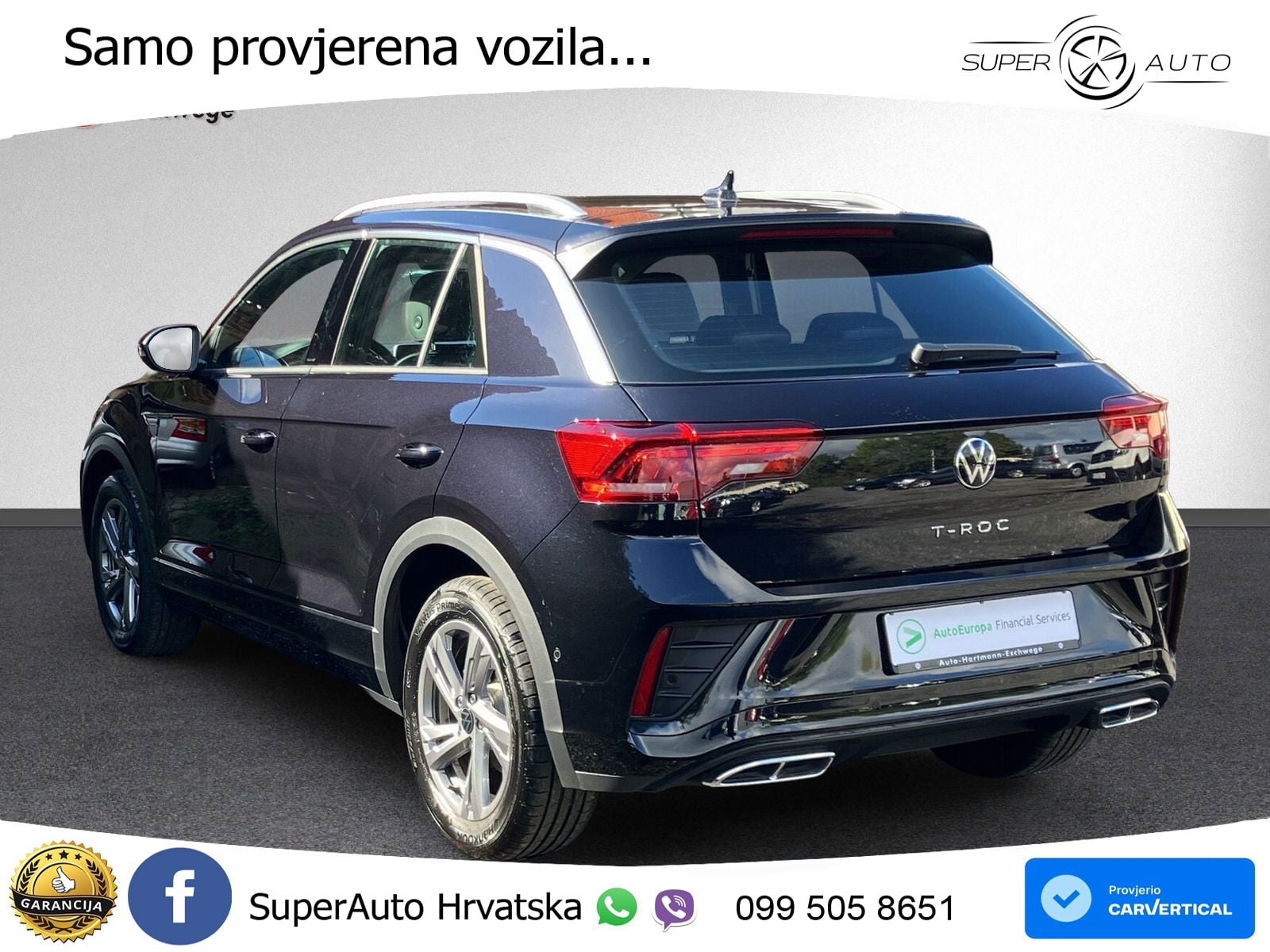 Volkswagen T-Roc 1.5 TSI (150 KS) DSG R-Line LED+GR SJED+ACC