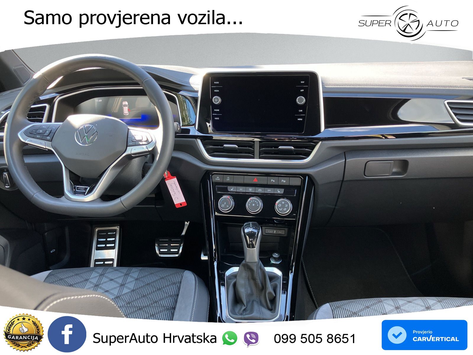 Volkswagen T-Roc 1.5 TSI (150 KS) DSG R-Line LED+GR SJED+ACC