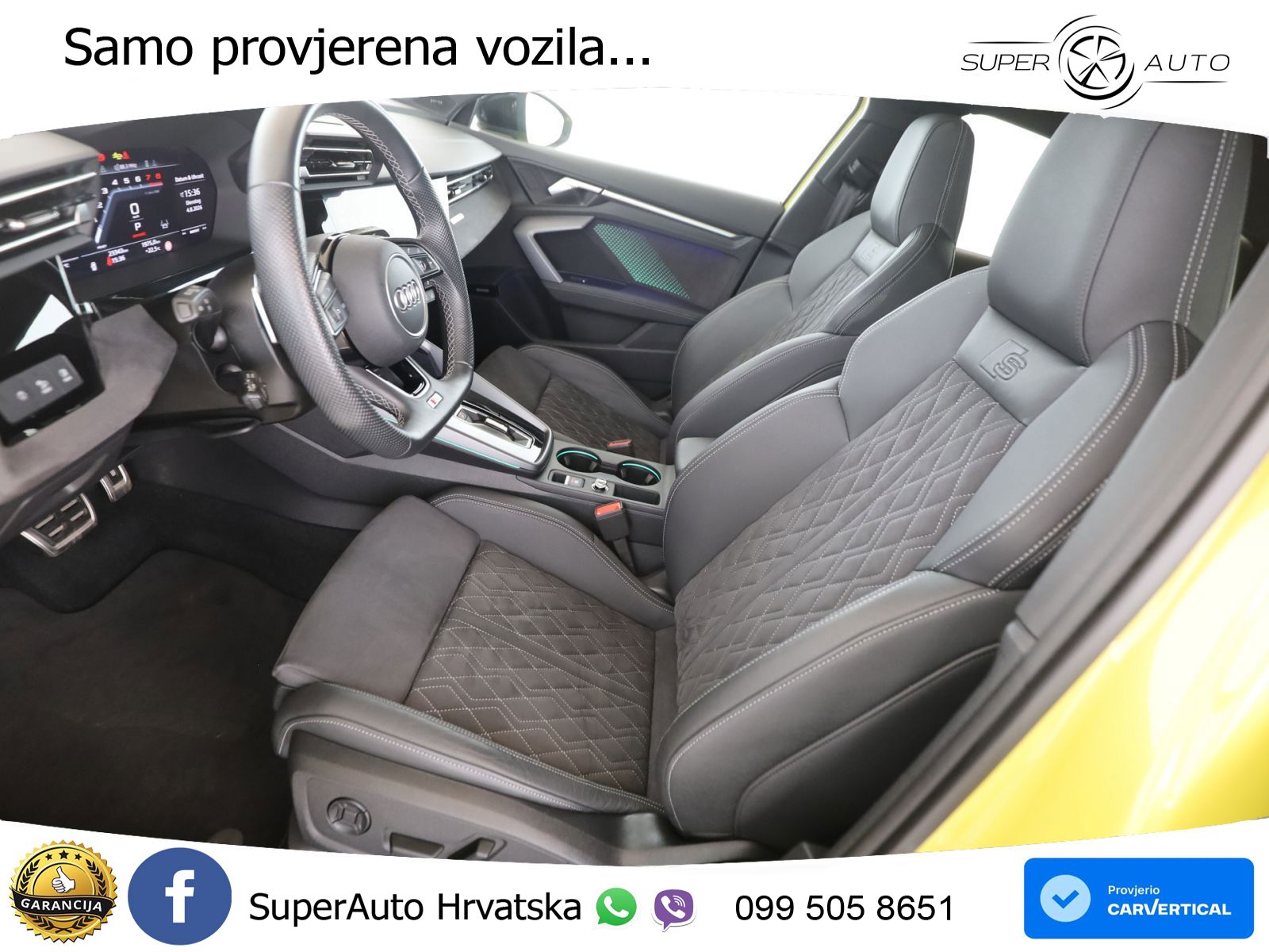 Audi S3 2.0 TFSI (333 KS) quattro S tronic MATRIX+GR SJED+KAM