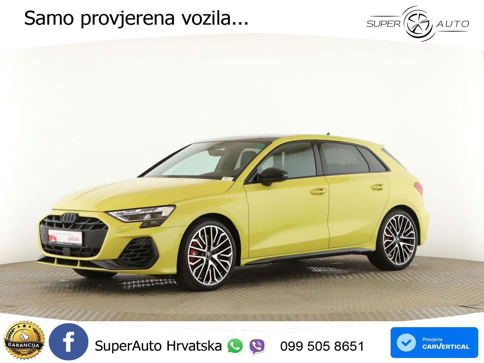 Audi S3 2.0 TFSI (333 KS) quattro S tronic MATRIX+GR SJED+KAM